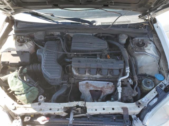 2HGES16543H601664 - 2003 HONDA CIVIC LX WHITE photo 11