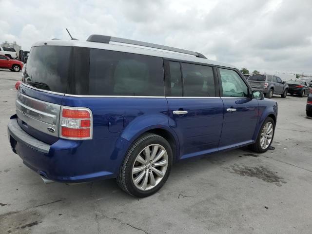 2FMGK5D86DBD32739 - 2013 FORD FLEX LIMITED BLUE photo 3