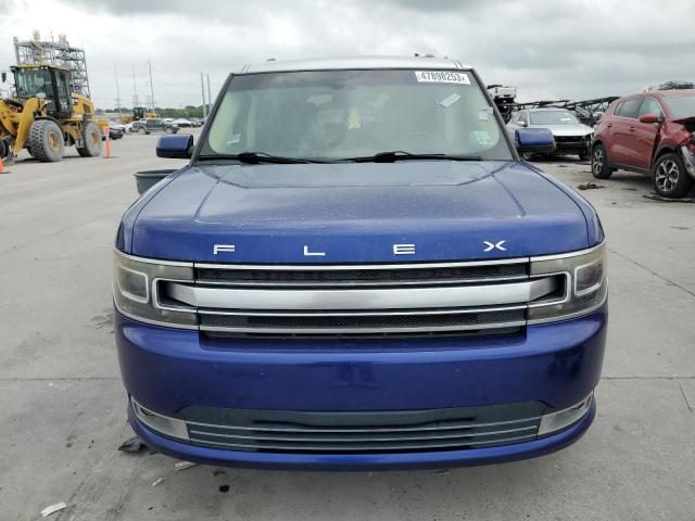 2FMGK5D86DBD32739 - 2013 FORD FLEX LIMITED BLUE photo 5