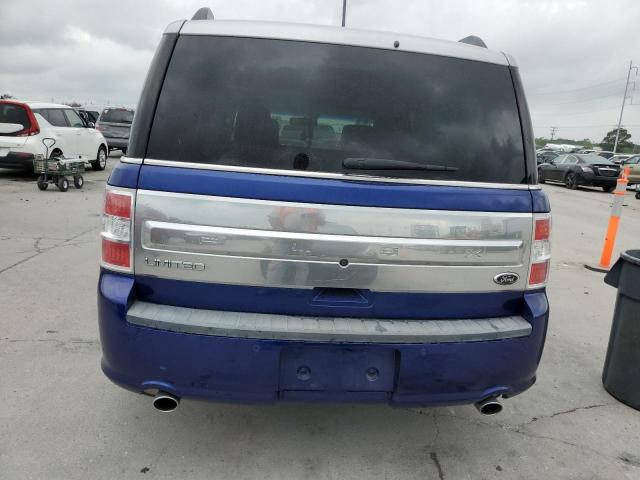 2FMGK5D86DBD32739 - 2013 FORD FLEX LIMITED BLUE photo 6