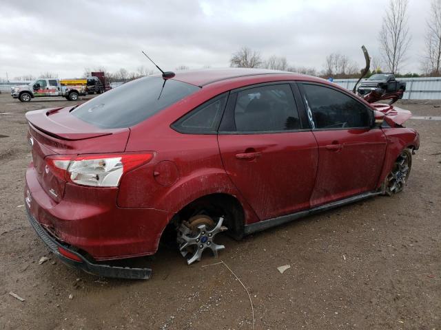 1FADP3F27EL394860 - 2014 FORD FOCUS SE RED photo 3