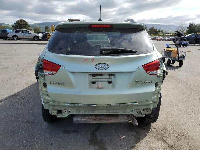 KM8JU3AC8BU278784 - 2011 HYUNDAI TUCSON GLS GREEN photo 6