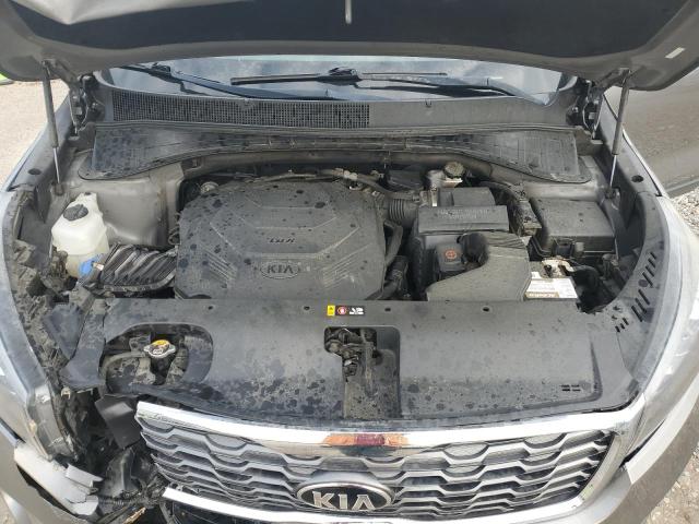 5XYPH4A51KG466669 - 2019 KIA SORENTO EX SILVER photo 11