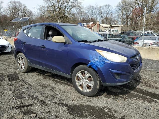 KM8JT3AC2AU013313 - 2010 HYUNDAI TUCSON GLS BLUE photo 4