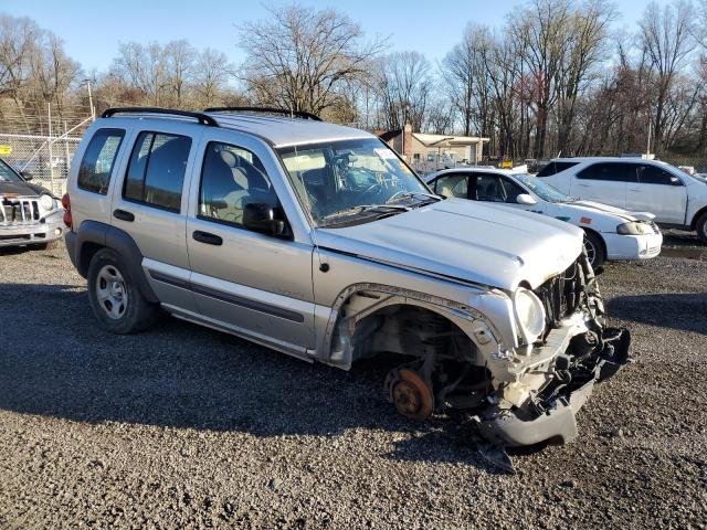 1J4GL48K84W102405 - 2004 JEEP LIBERTY SPORT SILVER photo 4