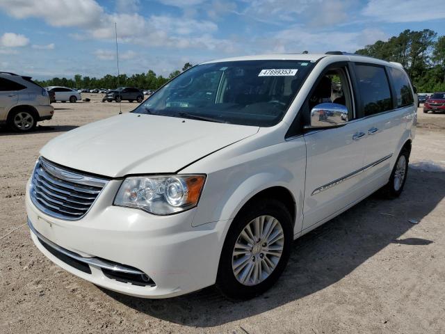 2C4RC1GG4DR756675 - 2013 CHRYSLER TOWN & COU LIMITED WHITE photo 1