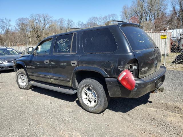 1B4HS28ZXXF610049 - 1999 DODGE DURANGO BLACK photo 2