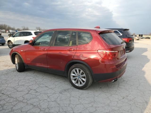 5UXWX9C55D0A29955 - 2013 BMW X3 XDRIVE28I RED photo 2