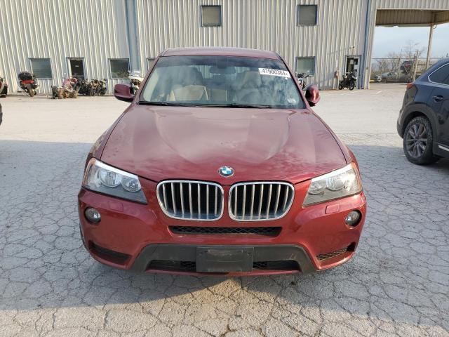 5UXWX9C55D0A29955 - 2013 BMW X3 XDRIVE28I RED photo 5