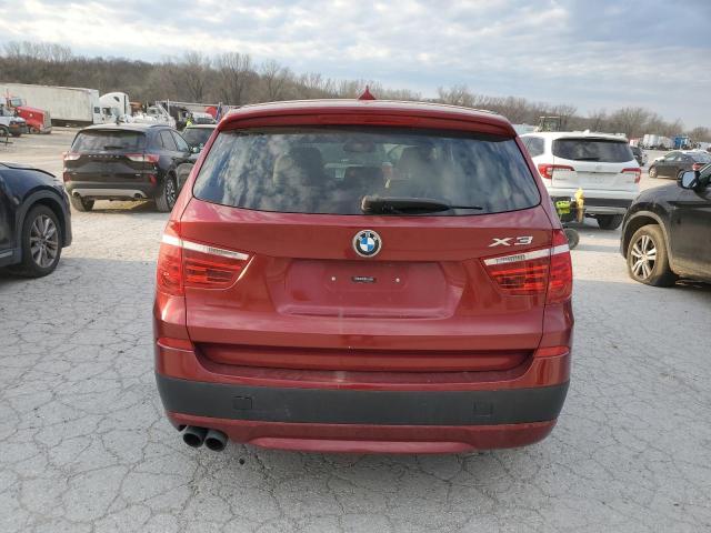 5UXWX9C55D0A29955 - 2013 BMW X3 XDRIVE28I RED photo 6