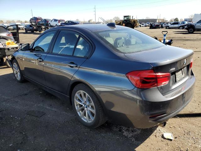 WBA8E5G5XHNU42279 - 2017 BMW 320 XI GRAY photo 2