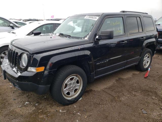 1C4NJRBB1ED879353 - 2014 JEEP PATRIOT SPORT BLACK photo 1