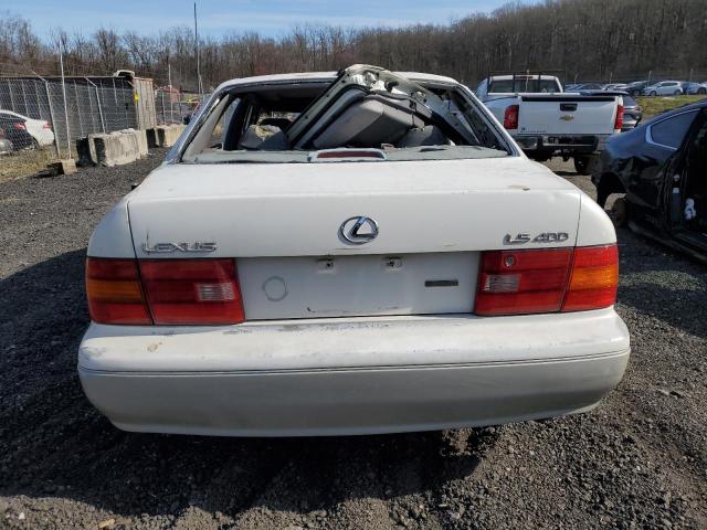 JT8UF22E4S0018684 - 1995 LEXUS LS 400 WHITE photo 6