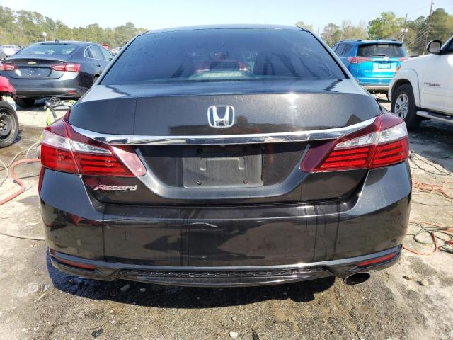 1HGCR2F36GA015396 - 2016 HONDA ACCORD LX BLACK photo 6