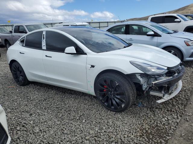 5YJ3E1EC3PF432598 - 2023 TESLA MODEL 3 WHITE photo 4