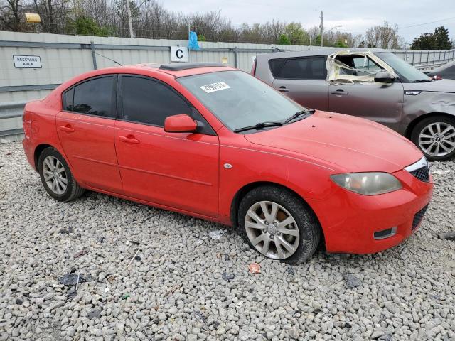 JM1BK12F071618434 - 2007 MAZDA 3 I RED photo 4