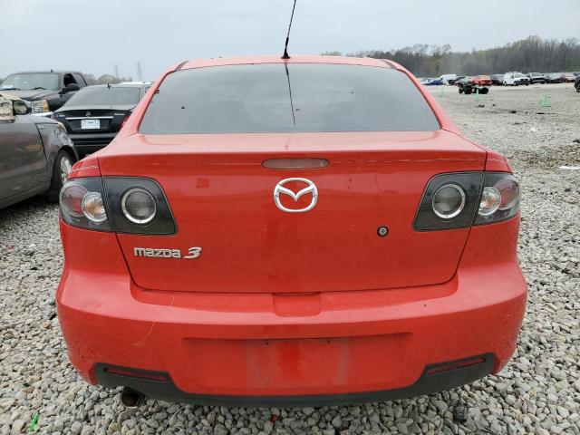 JM1BK12F071618434 - 2007 MAZDA 3 I RED photo 6