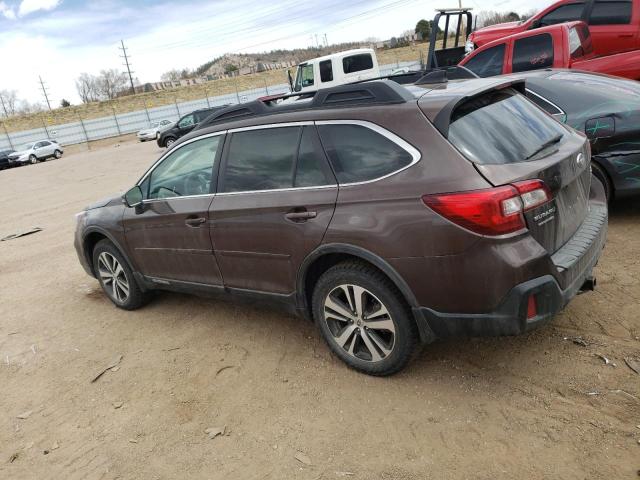 4S4BSENC6K3350992 - 2019 SUBARU OUTBACK 3.6R LIMITED BROWN photo 2