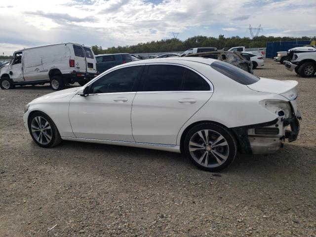 55SWF4JB6FU057196 - 2015 MERCEDES-BENZ C 300 WHITE photo 2