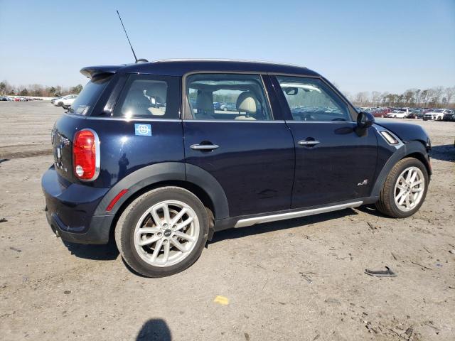 WMWZC5C58GWU01478 - 2016 MINI COOPER S COUNTRYMAN BLUE photo 3