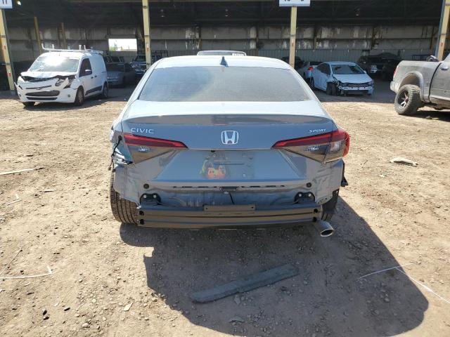 2HGFE2F5XNH577018 - 2022 HONDA CIVIC SPORT GRAY photo 6