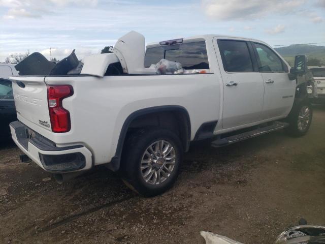 1GC4YREYXMF135289 - 2021 CHEVROLET SILVERADO K2500 HIGH COUNTRY WHITE photo 3