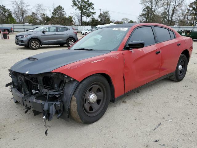 2C3CDXAT1JH325793 - 2018 DODGE CHARGER POLICE RED photo 1