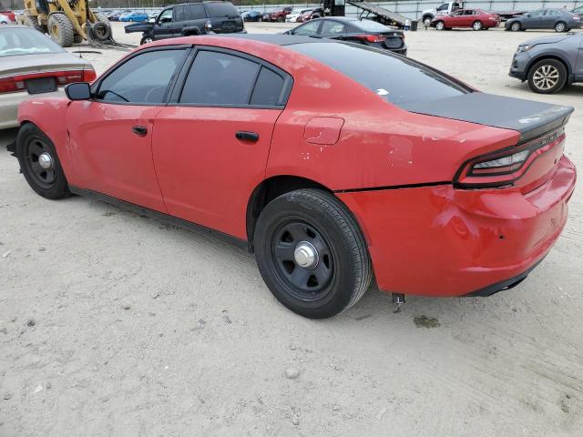 2C3CDXAT1JH325793 - 2018 DODGE CHARGER POLICE RED photo 2