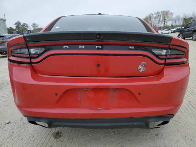 2C3CDXAT1JH325793 - 2018 DODGE CHARGER POLICE RED photo 6