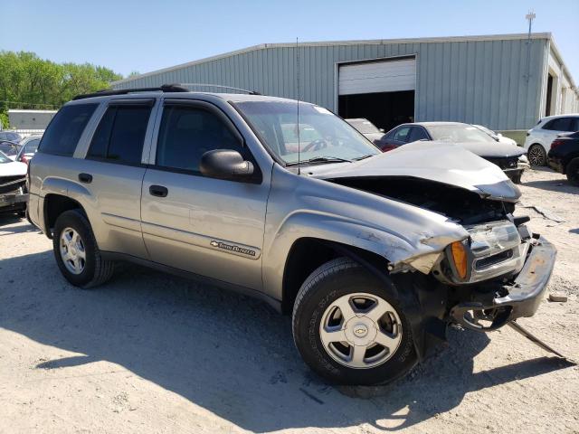 1GNDS13S322504894 - 2002 CHEVROLET TRAIL BLAZ TAN photo 4