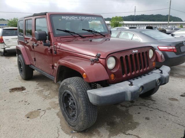 1J4GB591X7L193164 - 2007 JEEP WRANGLER SAHARA BURGUNDY photo 1