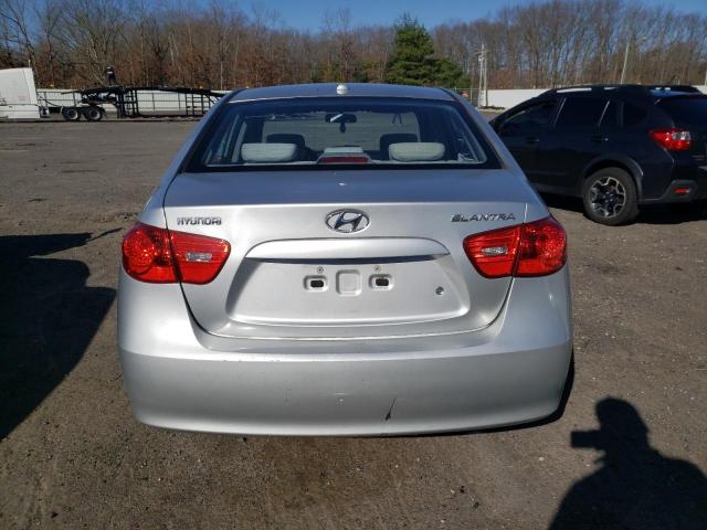 KMHDU46D18U530548 - 2008 HYUNDAI ELANTRA GLS SILVER photo 6