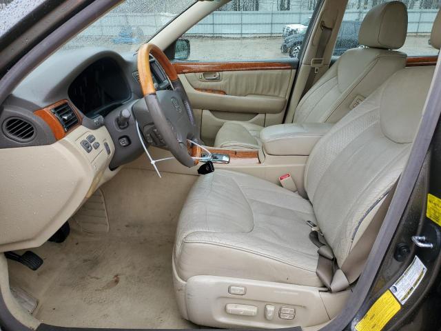 JTHBN36F140160965 - 2004 LEXUS LS 430 GRAY photo 7