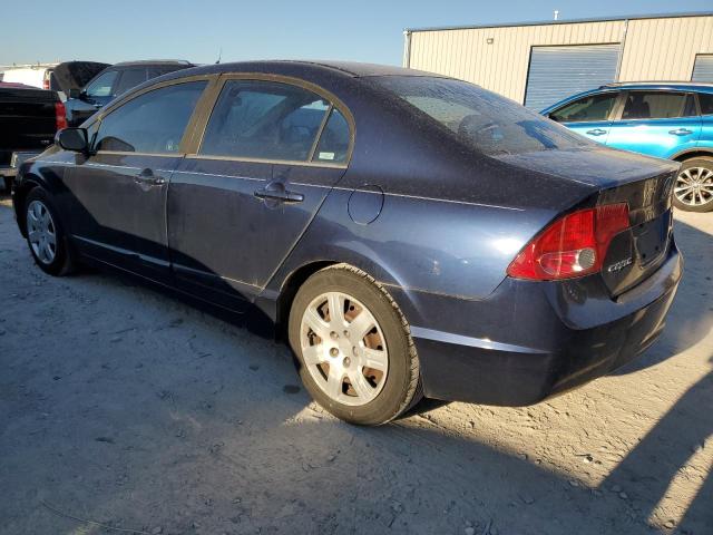 1HGFA16538L006483 - 2008 HONDA CIVIC LX BLUE photo 2