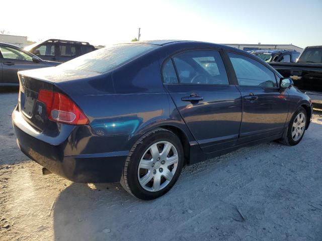 1HGFA16538L006483 - 2008 HONDA CIVIC LX BLUE photo 3