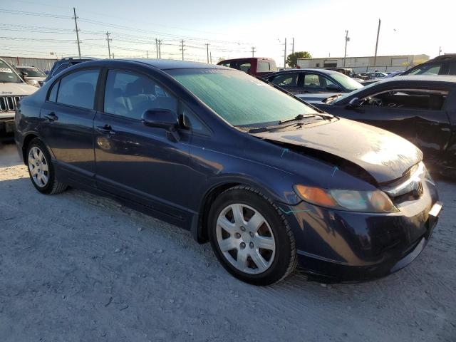 1HGFA16538L006483 - 2008 HONDA CIVIC LX BLUE photo 4