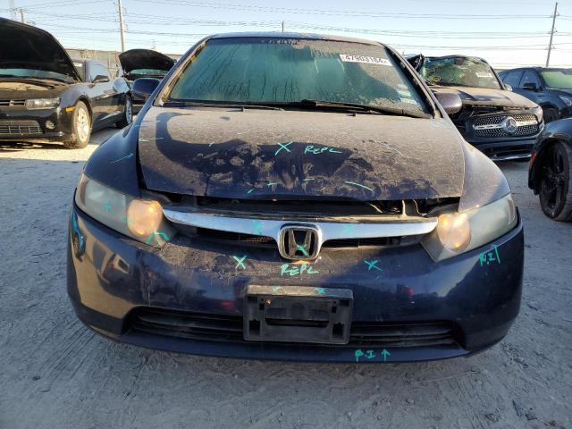 1HGFA16538L006483 - 2008 HONDA CIVIC LX BLUE photo 5