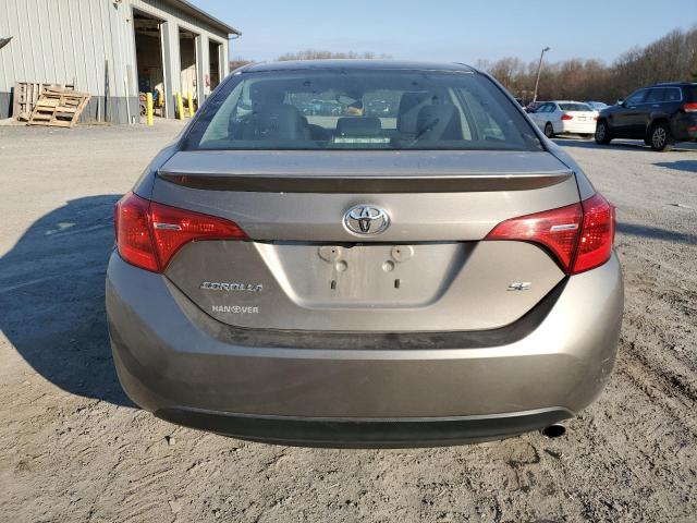 2T1BURHE2HC852966 - 2017 TOYOTA COROLLA L GRAY photo 6