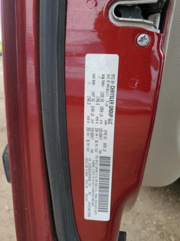 2C4RDGBGXER466580 - 2014 DODGE GRAND CARA SE RED photo 12