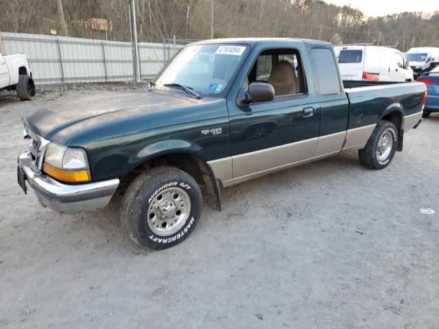 1FTYR14U8WTA82675 - 1998 FORD RANGER SUPER CAB GREEN photo 1