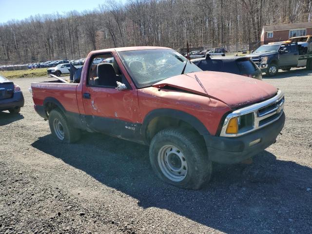 1GCCS1446SK244415 - 1995 CHEVROLET S TRUCK S10 RED photo 4