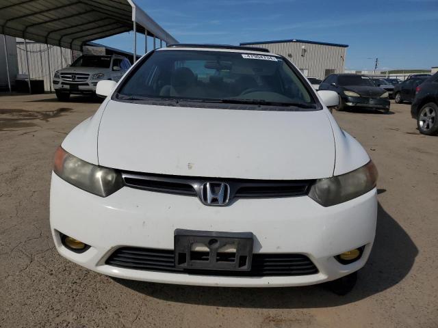 2HGFG11897H508023 - 2007 HONDA CIVIC EX WHITE photo 5