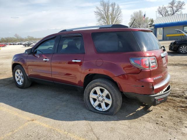 1GKKRPKD9FJ174048 - 2015 GMC ACADIA SLE RED photo 2