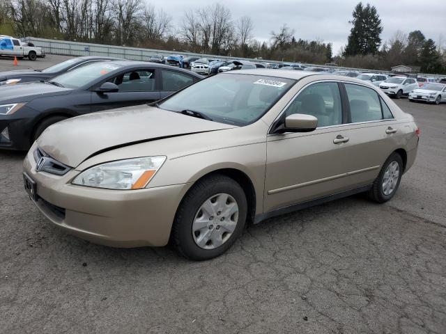 1HGCM56333A027127 - 2003 HONDA ACCORD LX BEIGE photo 1