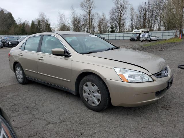 1HGCM56333A027127 - 2003 HONDA ACCORD LX BEIGE photo 4