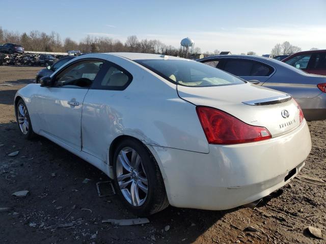 JNKCV64E28M115502 - 2008 INFINITI G37 BASE WHITE photo 2