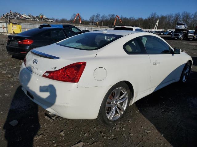 JNKCV64E28M115502 - 2008 INFINITI G37 BASE WHITE photo 3