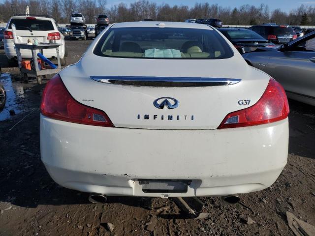 JNKCV64E28M115502 - 2008 INFINITI G37 BASE WHITE photo 6