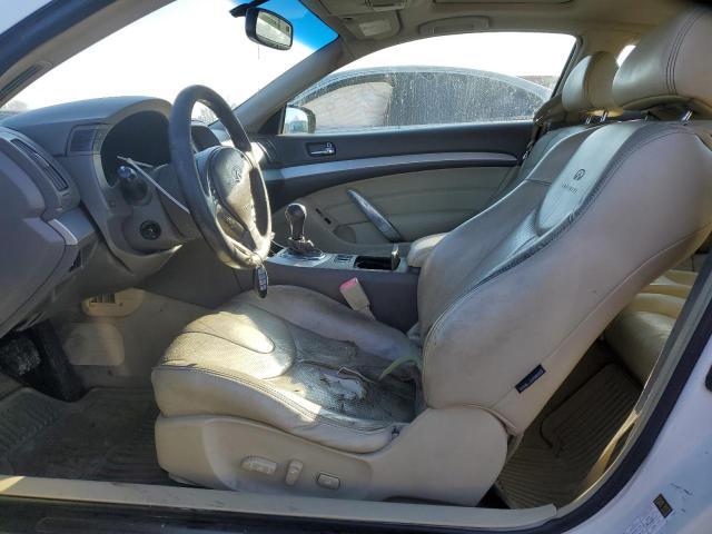 JNKCV64E28M115502 - 2008 INFINITI G37 BASE WHITE photo 7