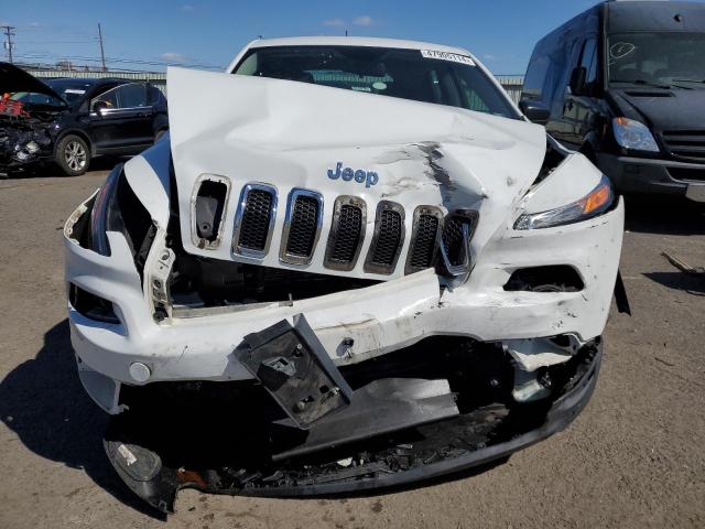 1C4PJLABXFW547666 - 2015 JEEP CHEROKEE SPORT WHITE photo 5